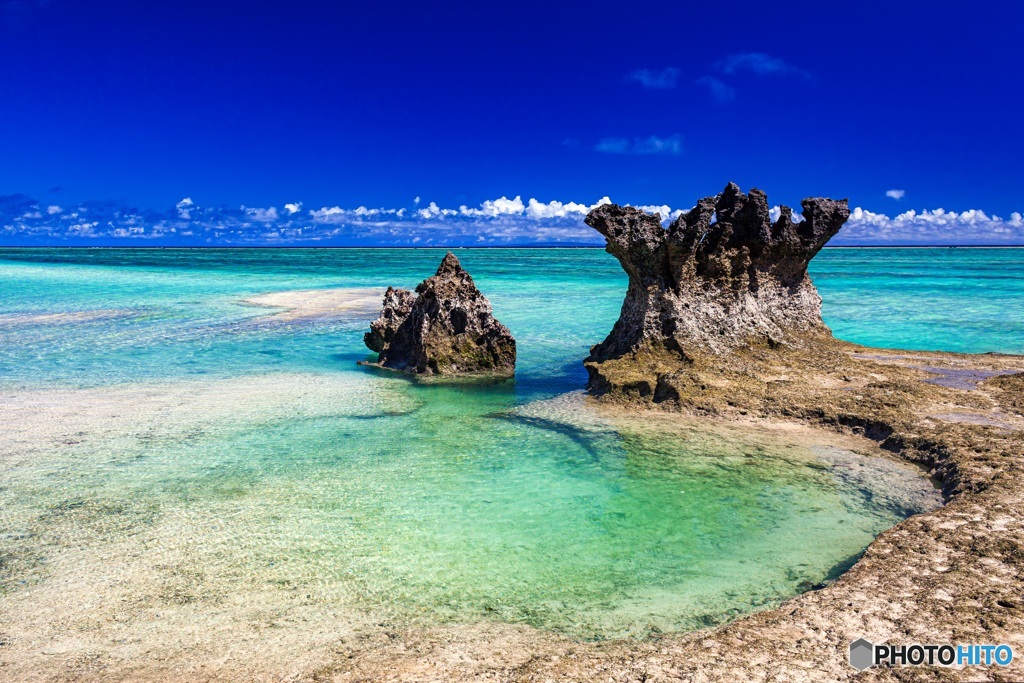 鹿児島県・与論島 ビーチの風景 4
