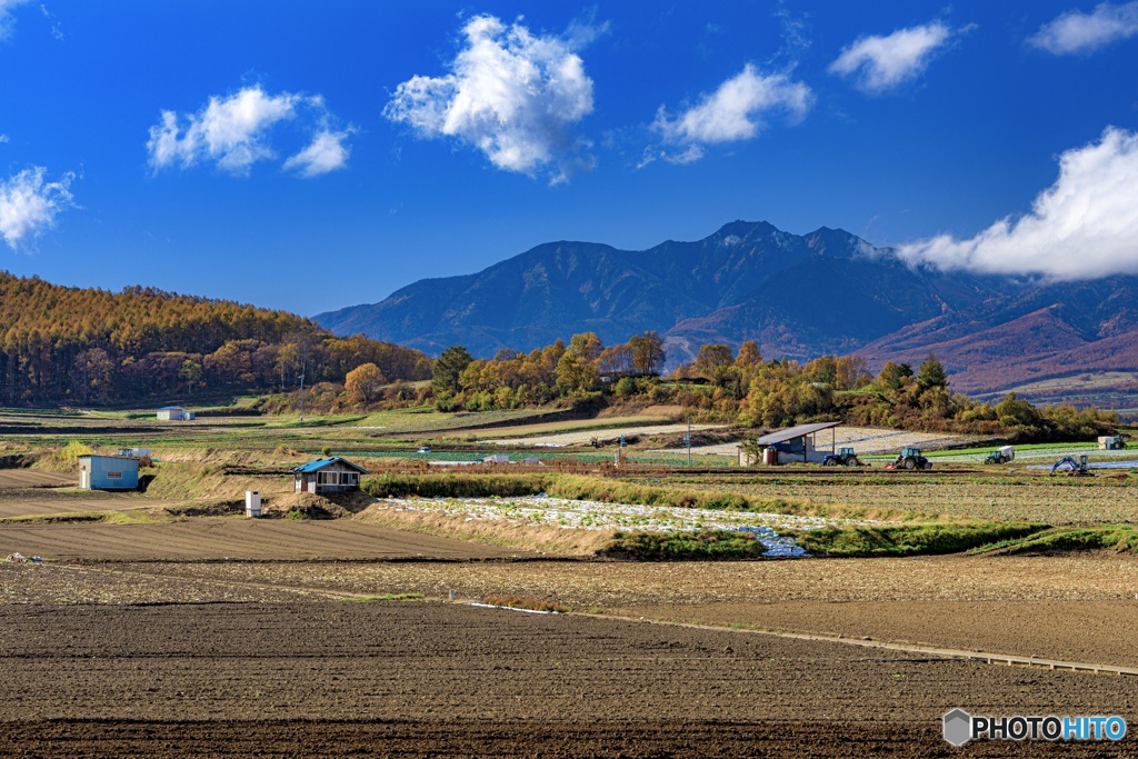 長野県・秋の川上村の風景 7