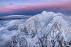 北海道・清里町 斜里岳空撮 2