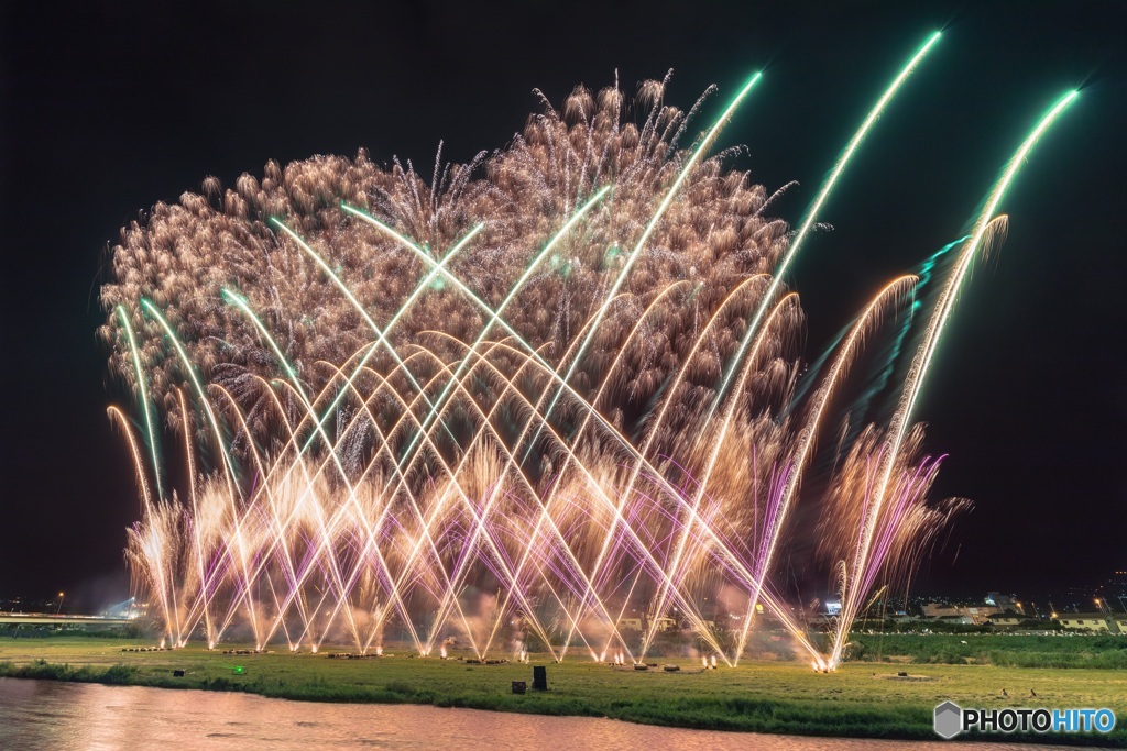 山梨県・石和温泉花火大会 2017 2