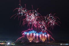 茨城県・常総きぬ川花火大会 2017 ミュージックスターマイン「マエストロ」 1