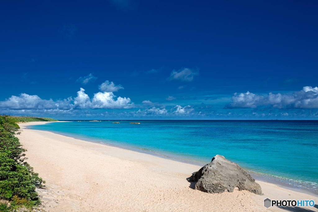 沖縄県・波照間島 ニシ浜の風景 4