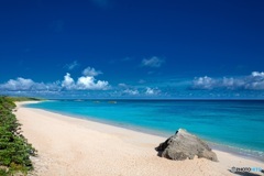 沖縄県・波照間島 ニシ浜の風景 4