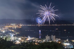 長野県・全国新作花火競技大会 2017 5 ホタルイカの発光ショー 〜光輝く青と