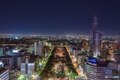 愛知県・名古屋テレビ塔からの夜景