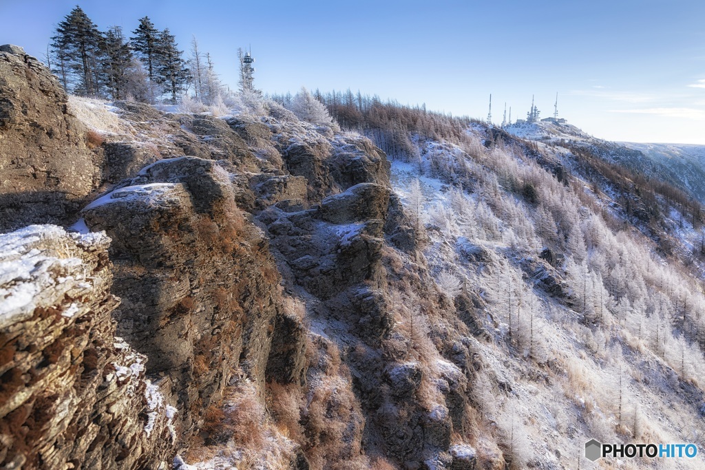 長野県・美ヶ原高原 Ice and Rocks 1