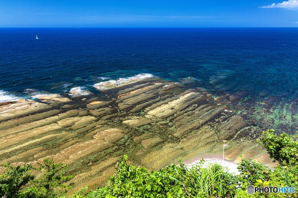 石川県・禄剛崎から眺める海の風景