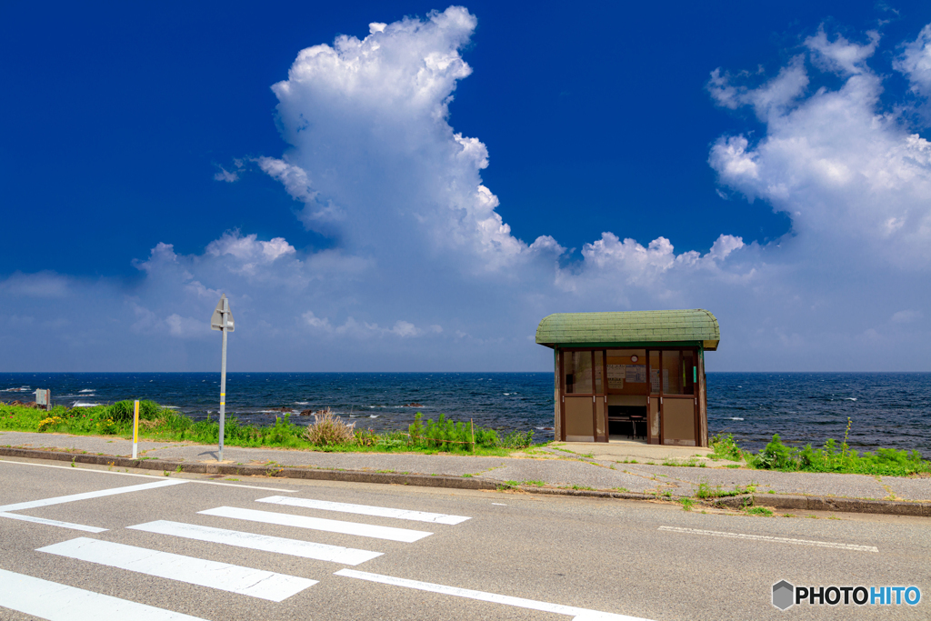 石川県・珠洲市 奥能登のバス停