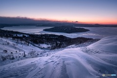 北海道・美幌町 冬の美幌峠の夜明け 1