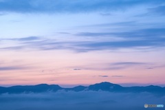 群馬県・御飯岳の夕景