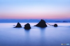 三重県・夫婦岩の朝焼け 1