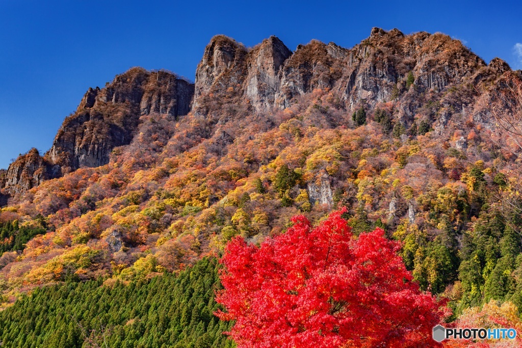 群馬県・妙義山の紅葉 1