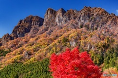 群馬県・妙義山の紅葉 1
