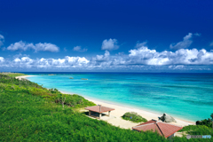 沖縄県・波照間島 ニシ浜の風景 1