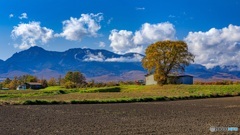 長野県・秋の川上村の風景 12