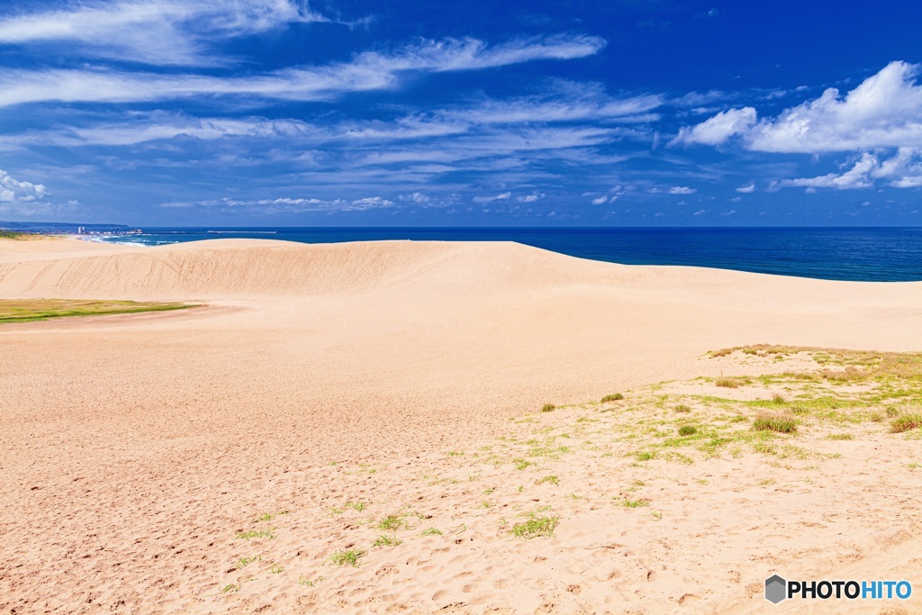 鳥取県・夏の鳥取砂丘の風景 2