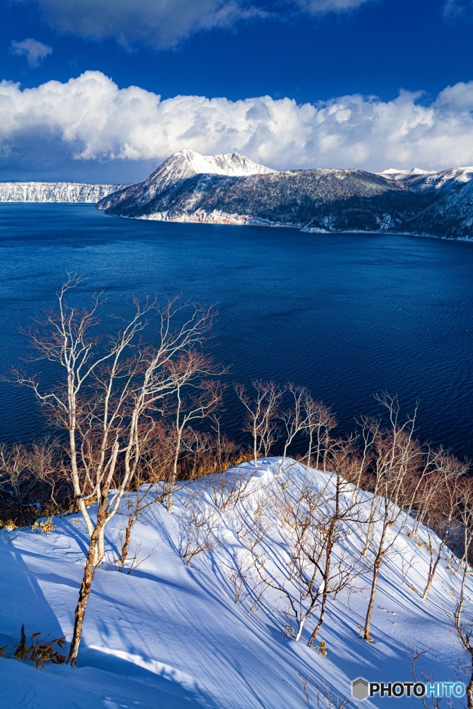 北海道・摩周町 冬の摩周湖 2