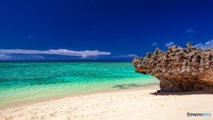 鹿児島県・与論島 ビーチの風景 2