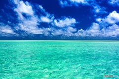 鹿児島県・与論島 百合ヶ浜の風景 1