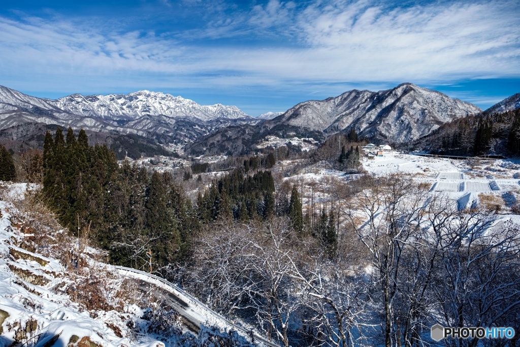 長野県・冬の鬼無里の風景 1