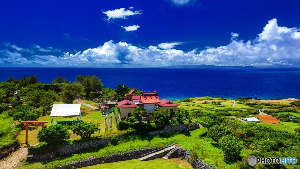 鹿児島県・与論島 高台からの風景 5