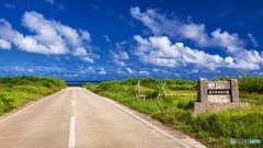 沖縄県・宮古島 東平安名崎の風景 1