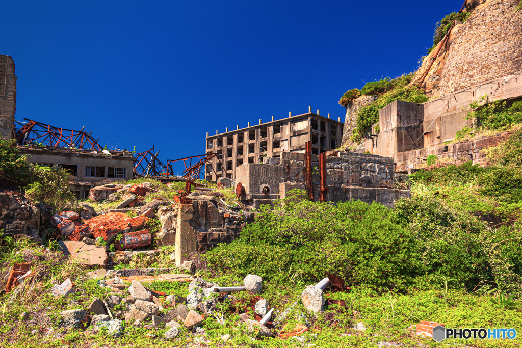長崎県・軍艦島の風景 6
