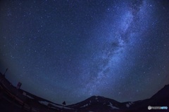 北海道・斜里町 知床峠の天の川