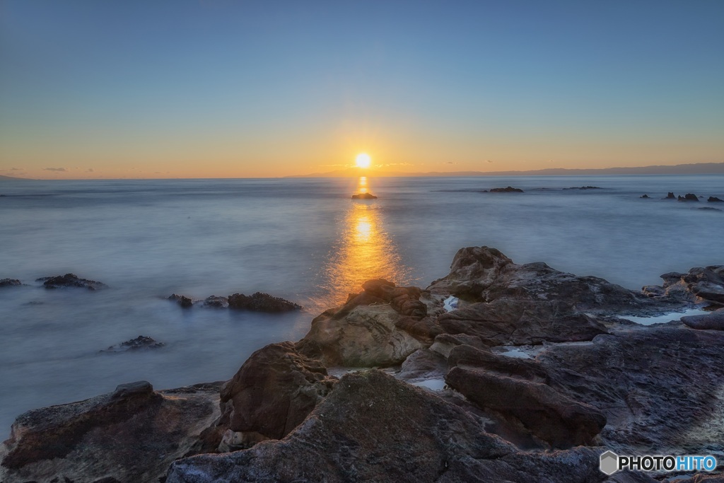 神奈川県・冬の城ヶ島の夕景 1