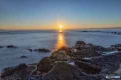 神奈川県・冬の城ヶ島の夕景 1