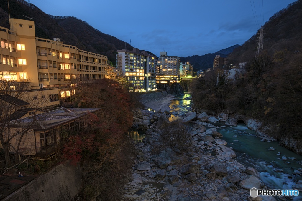 栃木県・鬼怒川温泉の夜景 3