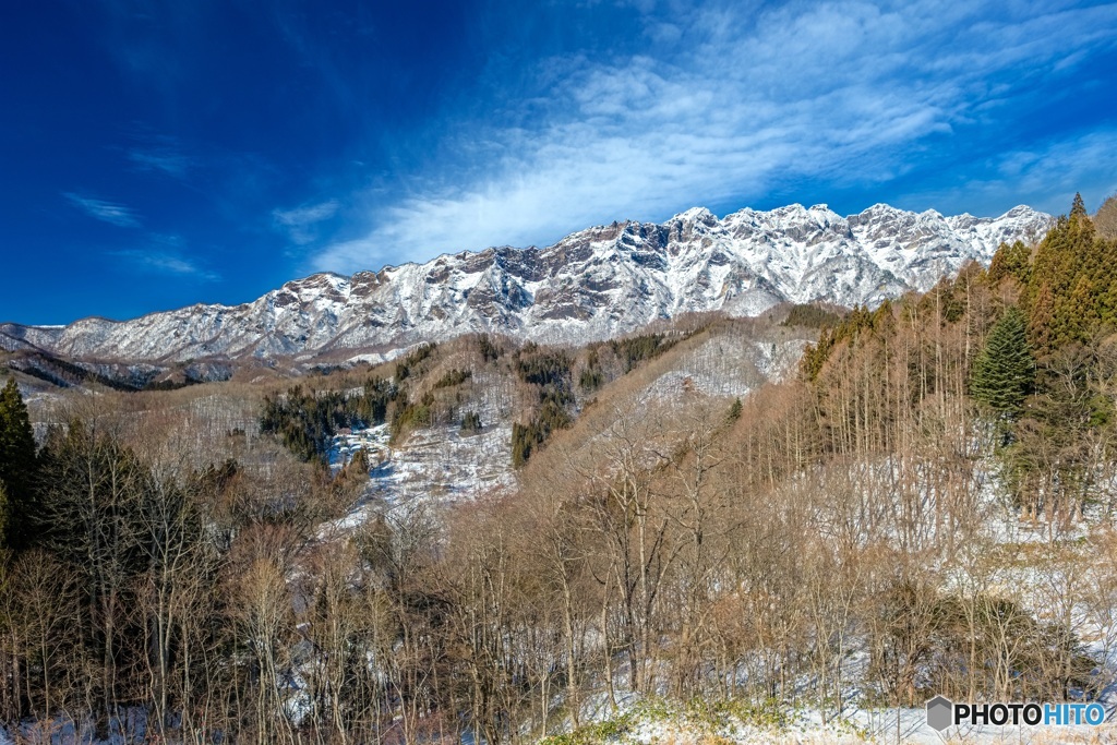 長野県・冬の大望峠の風景 2