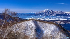 長野県・冬の飯縄山の風景 1