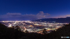 神奈川県・チェックメイトCC付近からの夜景