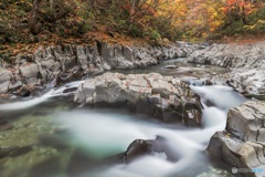 福島県・裏磐梯 紅葉の中津川渓谷