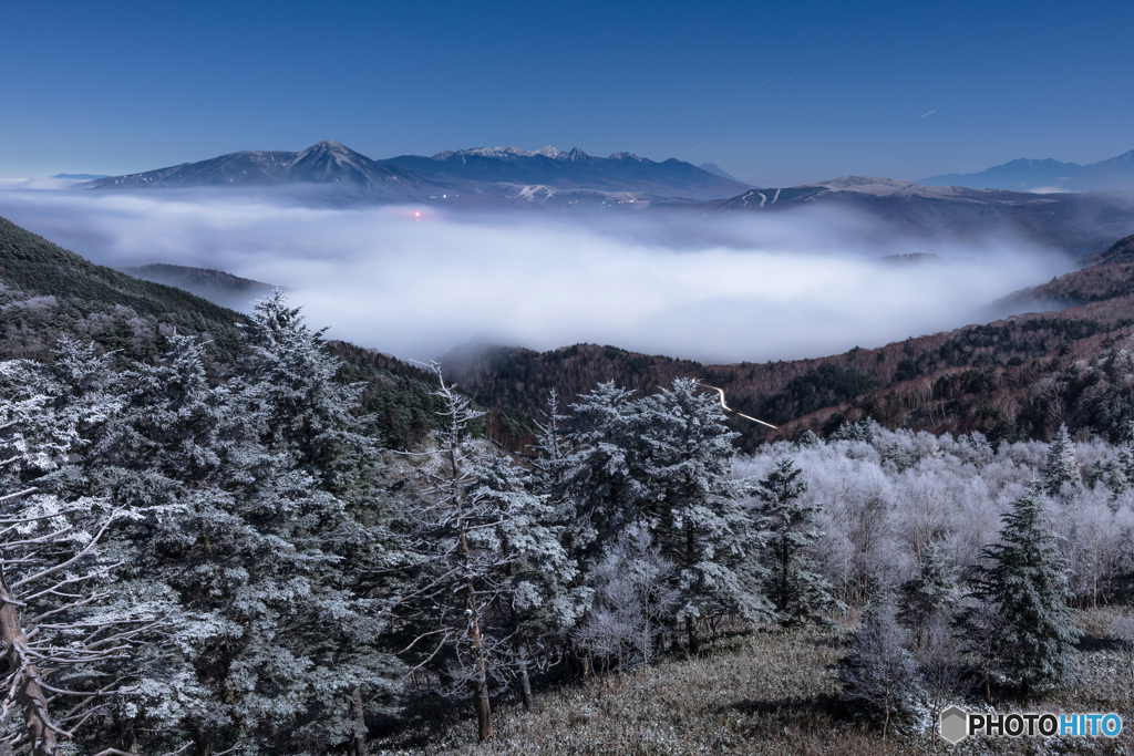 長野県・美ヶ原高原 晩秋の雲海