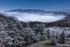長野県・美ヶ原高原 晩秋の雲海