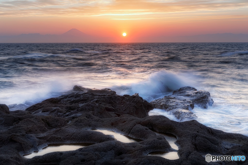 神奈川県・夏の城ヶ島の夕景 1
