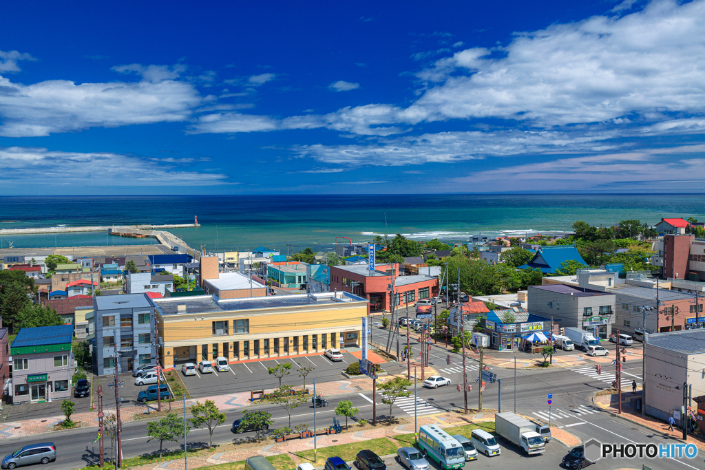 北海道・雄武町 道の駅おうむからの風景