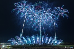 茨城県・常総きぬ川花火大会 2017 グランドフィナーレ 2