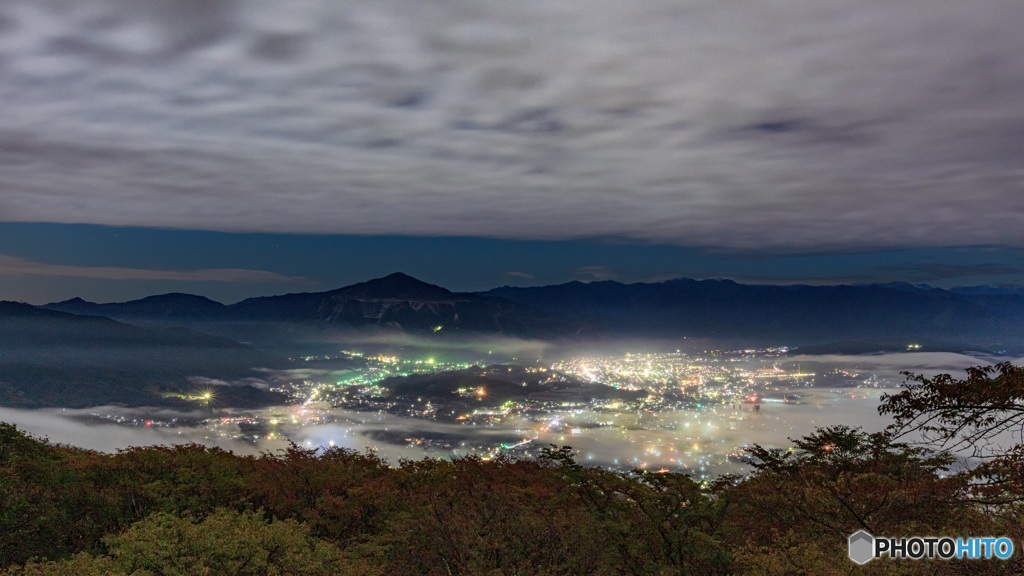 埼玉県・秩父市の雲海夜景 2