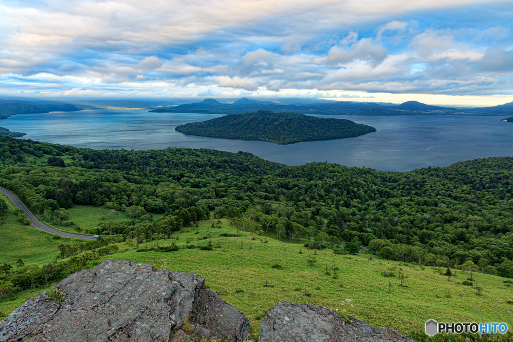 北海道・美幌町 夏の美幌峠の風景