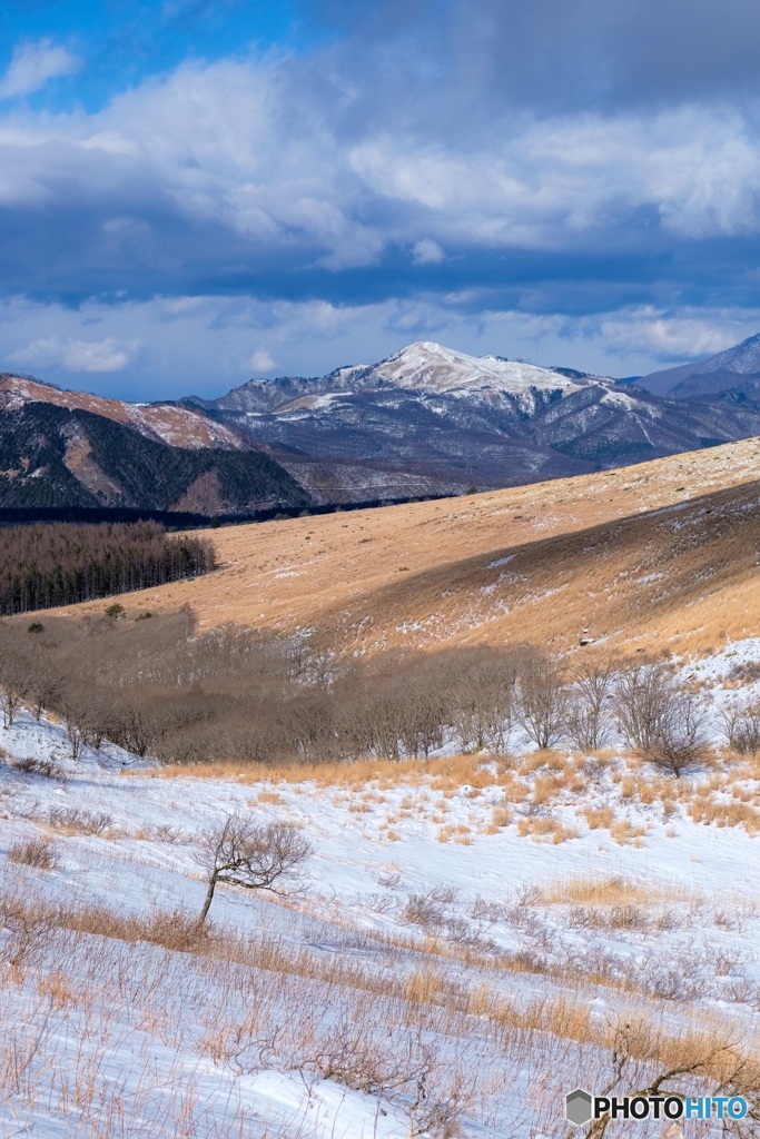 長野県・冬の霧ヶ峰の風景 5