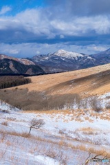 長野県・冬の霧ヶ峰の風景 5