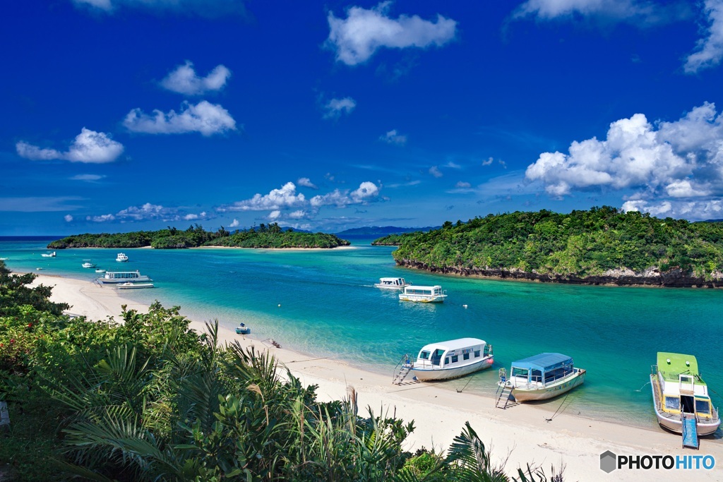 沖縄県・石垣島 川平湾の風景