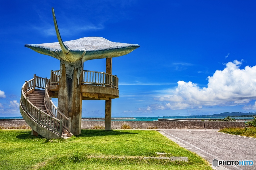 沖縄県・小浜島 マンタの展望台