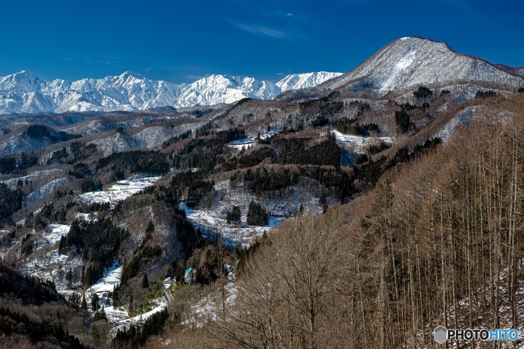 長野県・冬の大望峠の風景 1