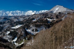 長野県・冬の大望峠の風景 1