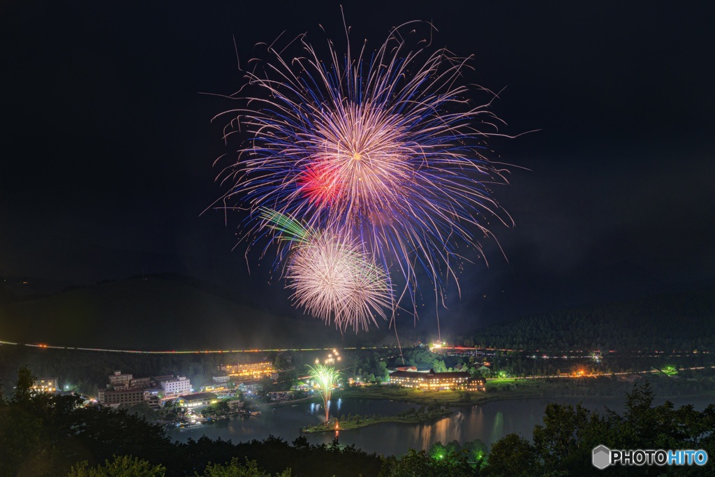 長野県・白樺湖夏まつり花火大会 2019