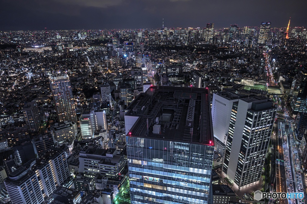 東京都・SHIBUYA SKYの夜景 4